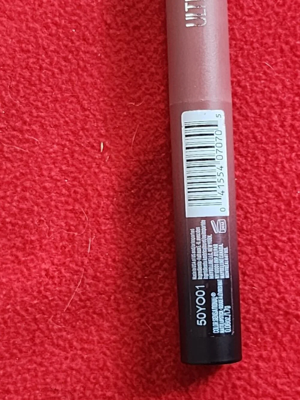 Maybelline NY Ultimatte Color Sensational Matte Lipstick 1.7g Nbr 388 More Mocha